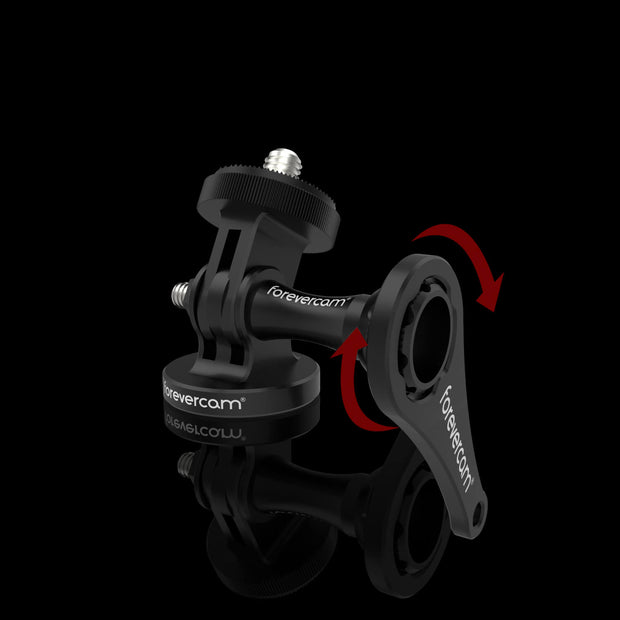 Forevercam 5 in 1 Aluminum Action Camera with Wing Screw Accessories Tripod Mount Adapter Kit for Gopro Session, Fusion, Hero, 6, 5, 4, 3 +, 3, 2, 1