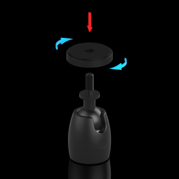 Magnetic Camera Mount and Magnetic Camera Stand Magnetic Foot Nootle Mini Ball Head Heavy Duty Metal Securely Attaches to Steel or Other Magnetic Surfaces
