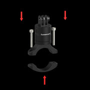 Mountain Bike Camera Handlebar,for All gopro Models/Action Cameras Mountain Bike Mount, Aluminium 360 Degree Rotation Upgraded Version