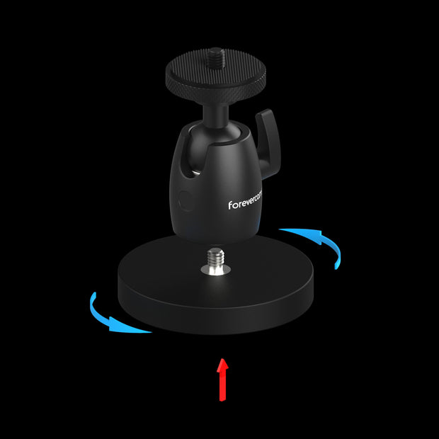 Magnetic Camera Mount and Magnetic Camera Stand Magnetic Foot Nootle Mini Ball Head Heavy Duty Metal Securely Attaches to Steel or Other Magnetic Surfaces