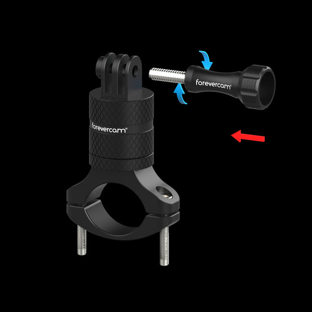 Mountain Bike Camera Handlebar,for All gopro Models/Action Cameras Mountain Bike Mount, Aluminium 360 Degree Rotation Upgraded Version