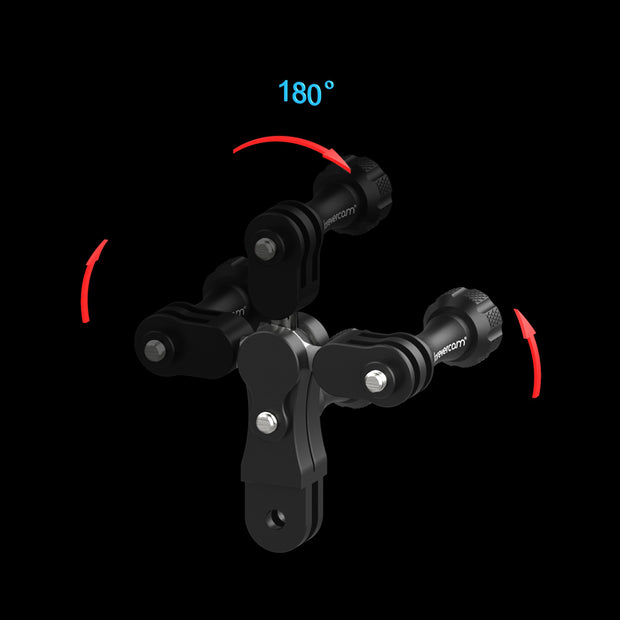 Aluminum Extension Mount,Universal Ball Joints Mount,Aluminum Ball Joint Mount,Shock-Resistant,Compatible with Gopro Hero 8/7/6/5 DJI OSMO Sports Camera gopro Swivel Mount