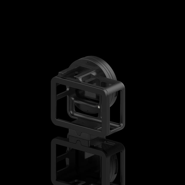 Aluminium Housing Case  for Gopro Hero 6 Black Action Camera Black with Rear Door (Gopro Hero 6 Black Aluminium Case)