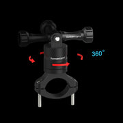 Mountain Bike Camera Handlebar,for All gopro Models/Action Cameras Mountain Bike Mount, Aluminium 360 Degree Rotation Upgraded Version