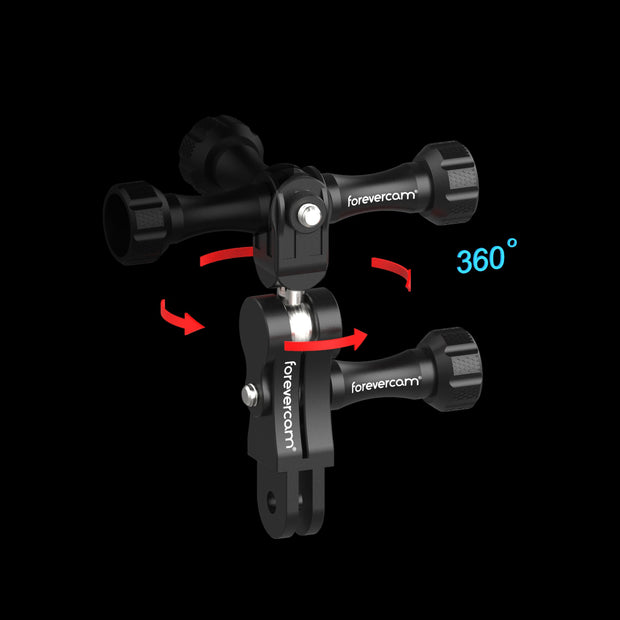 Aluminum Extension Mount,Universal Ball Joints Mount,Aluminum Ball Joint Mount,Shock-Resistant,Compatible with Gopro Hero 8/7/6/5 DJI OSMO Sports Camera gopro Swivel Mount
